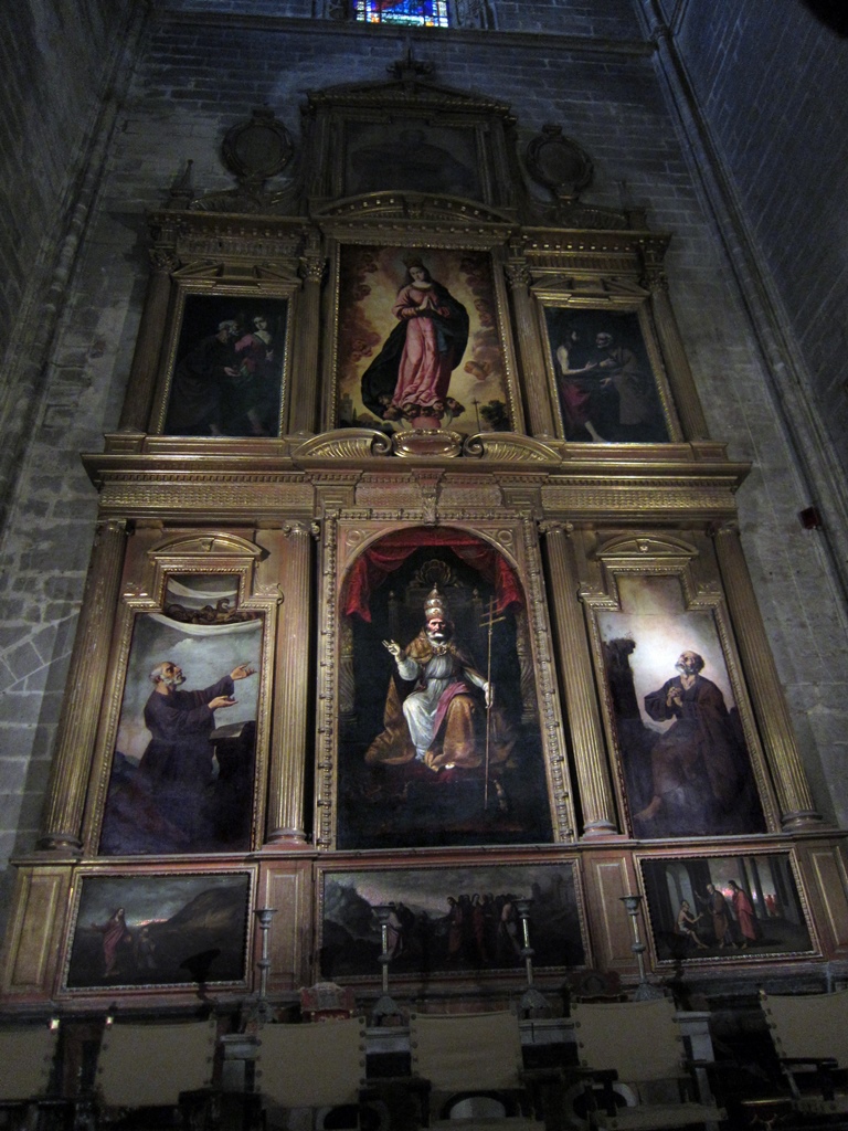 Capilla de San Francisco, Altarpiece of San Pedro (17th C.)